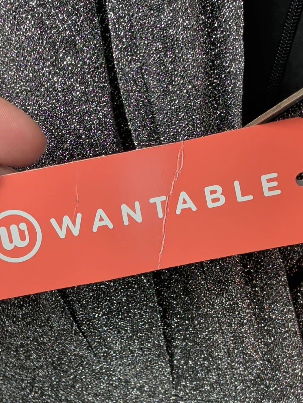 Apricot Silver Sparkle V-Neck Sleeveless Party Dress Large Nwt - Picture 5 of 10